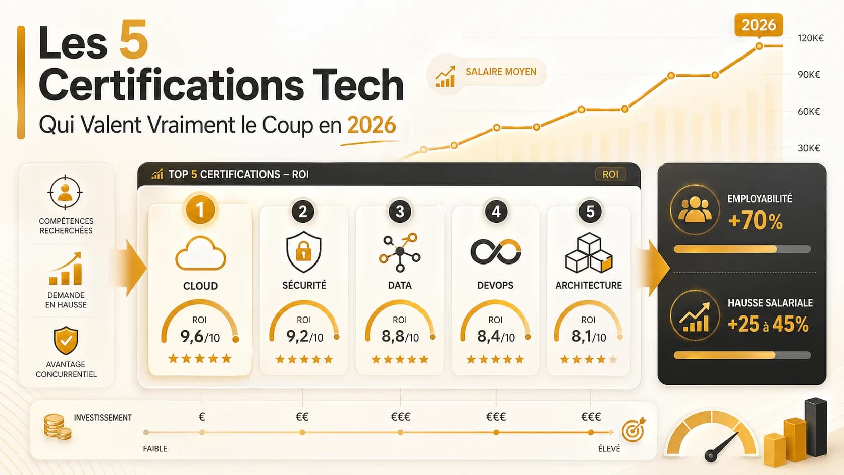 Les 5 Certifications Tech Qui Valent Vraiment le Coup en 2026