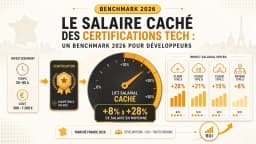 Image de l'article: Le Salaire Caché des Certifications Tech : Un Benchmark 2026 pour Développeurs