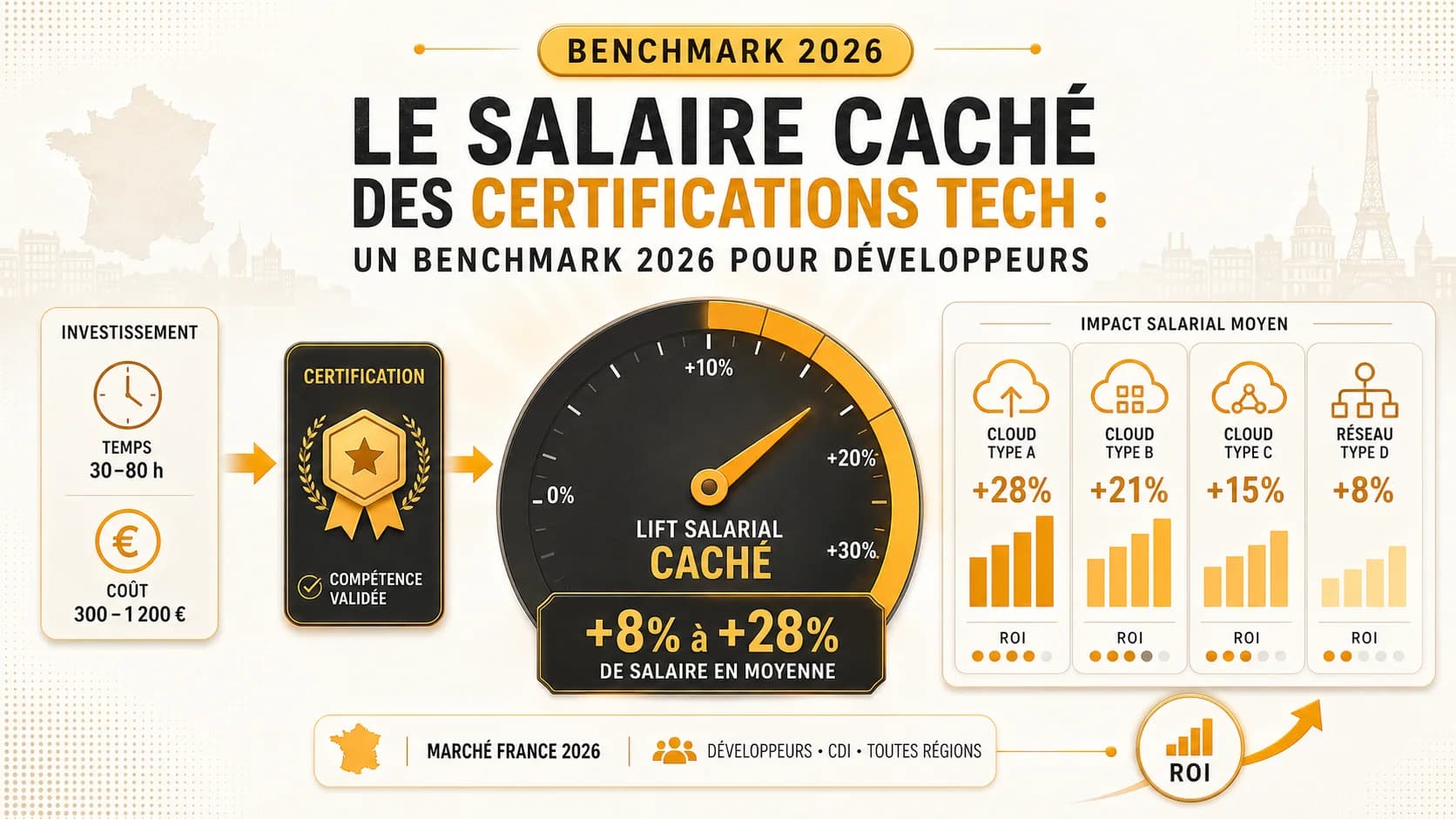 Le Salaire Caché des Certifications Tech : Un Benchmark 2026 pour Développeurs