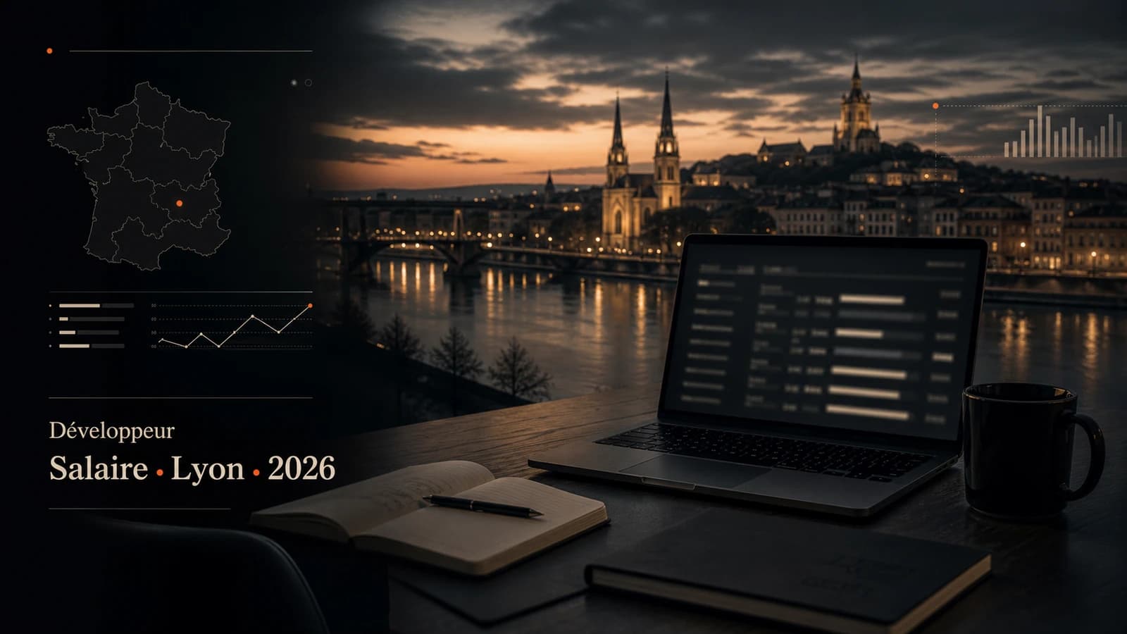 Image de couverture de l'article: Salaire développeur Lyon 2026 : les chiffres réels par expérience et secteur