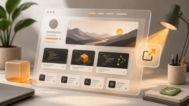 Portfolio développeur stylisé avec cartes de projets