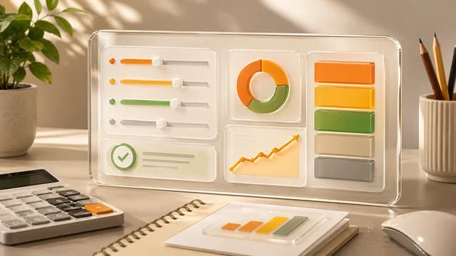 Interface de calcul salarial avec indicateurs de rémunération