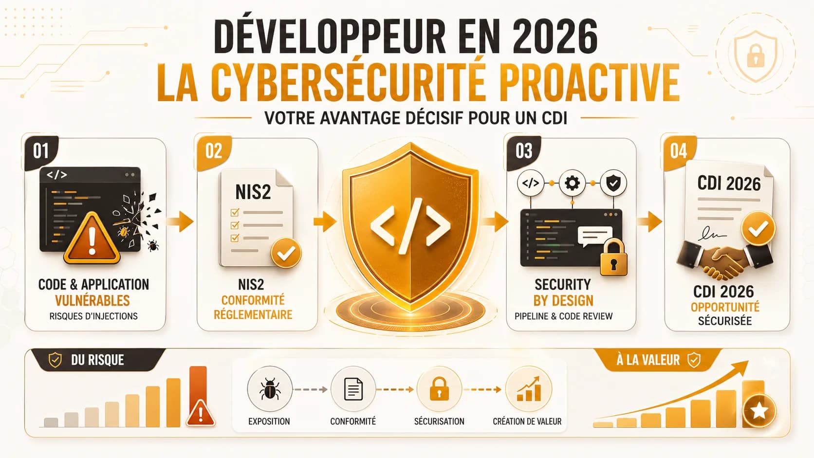 Développeur 2026 : Comment les 'Compétences en Cybersécurité Proactive' Deviennent Ton Meilleur Atout pour Décrocher un CDI