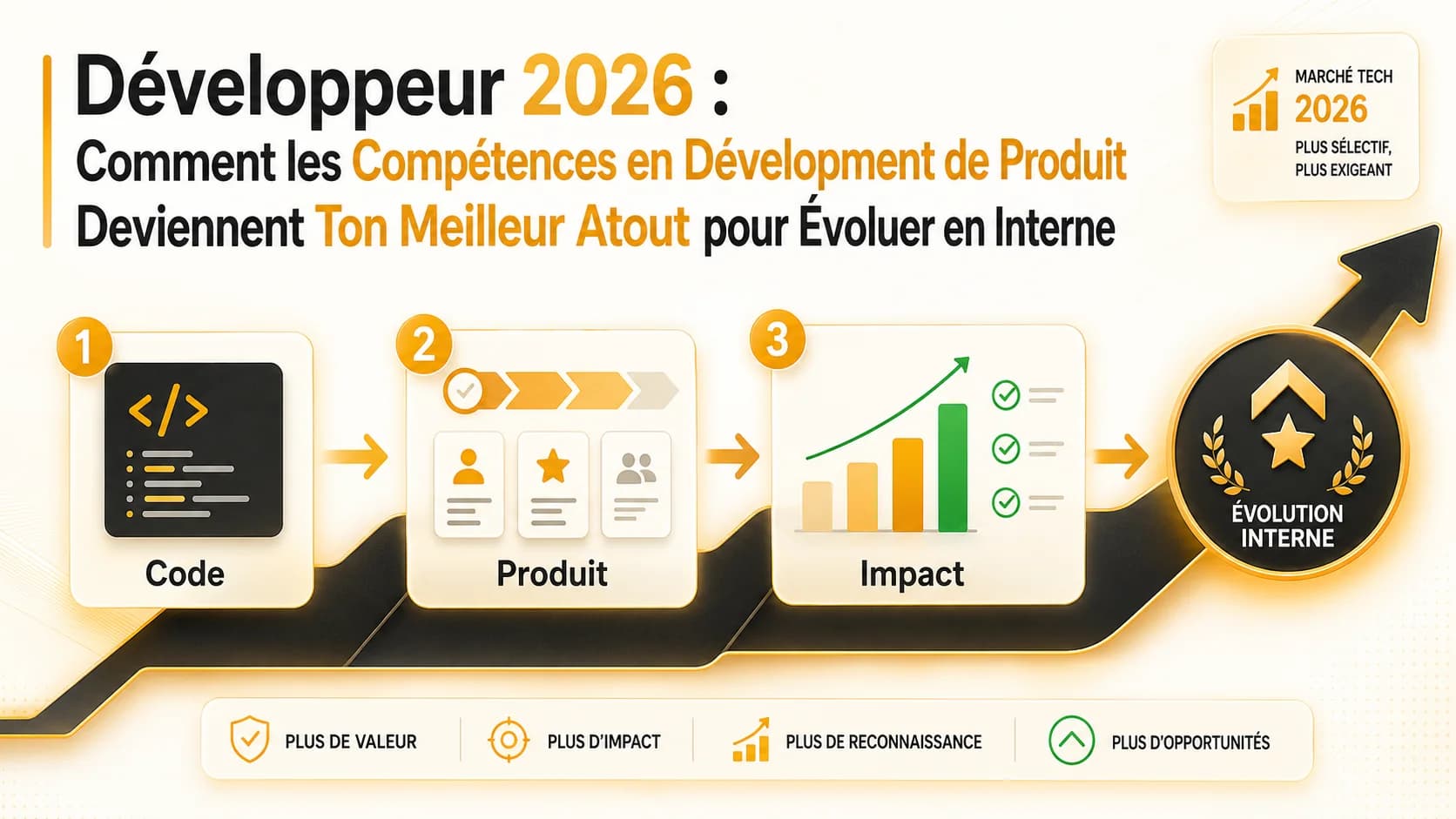 Développeur 2026 : Comment les 'Compétences en Développement de Produit' Deviennent Ton Meilleur Atout pour Évoluer en Interne