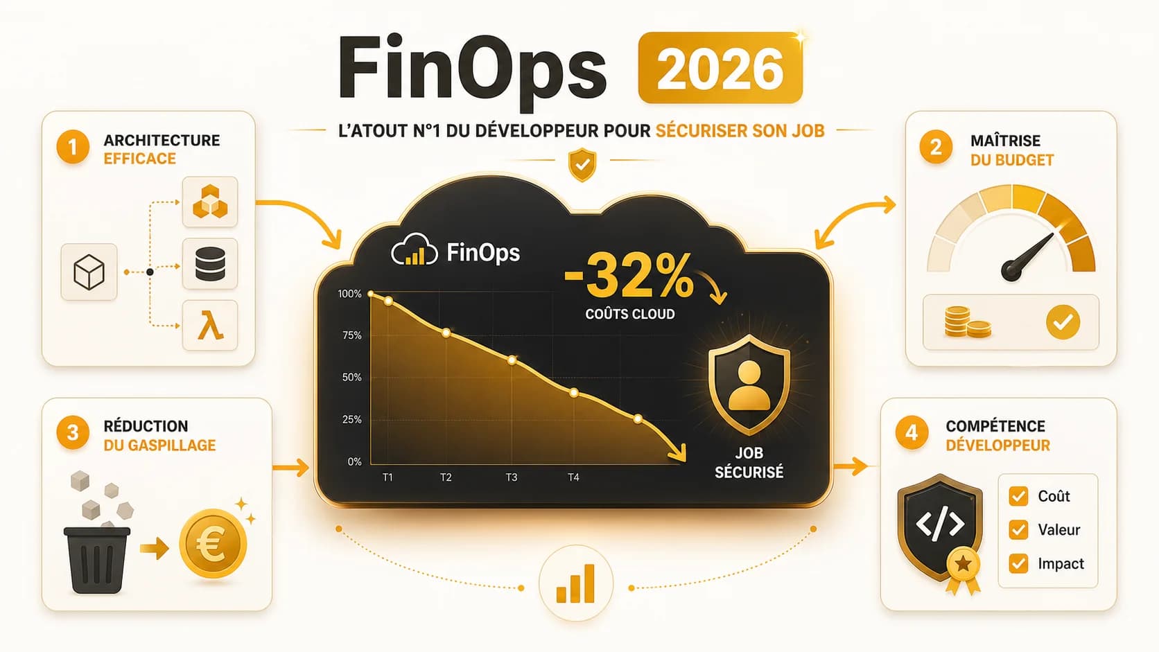 Développeur 2026 : Comment les 'Compétences en Optimisation des Coûts Cloud' Deviennent Ton Meilleur Atout pour Sécuriser Ton Poste