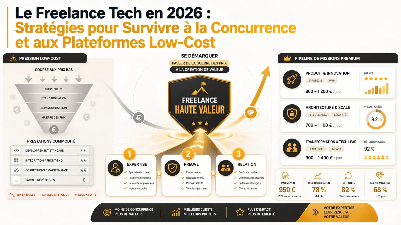 Le Freelance Tech en 2026 : Stratégies pour Survivre à la Concurrence et aux Plateformes Low-Cost