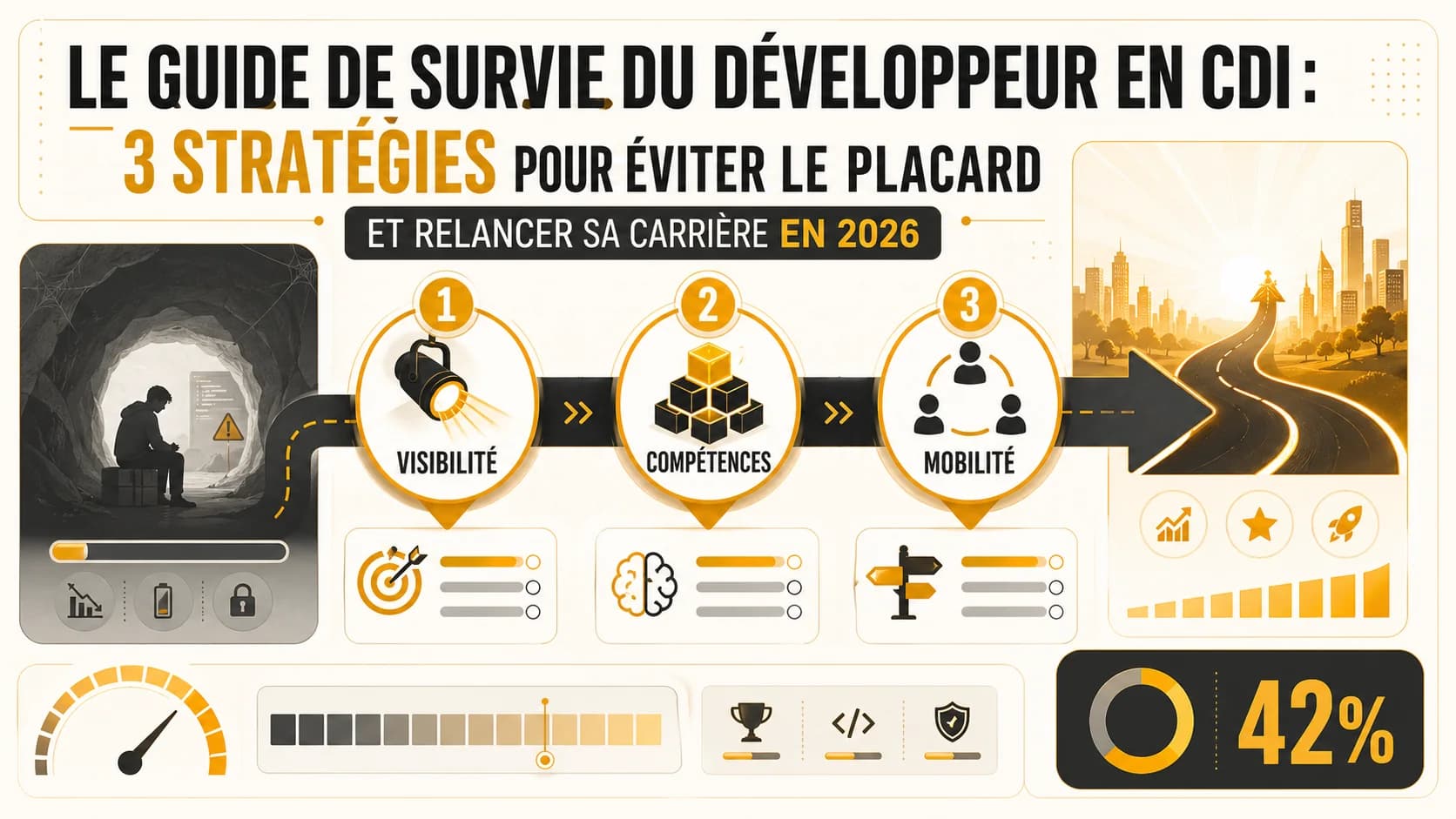 Le Guide de Survie du Développeur en CDI : 3 Stratégies pour Éviter le Placard et Relancer sa Carrière en 2026