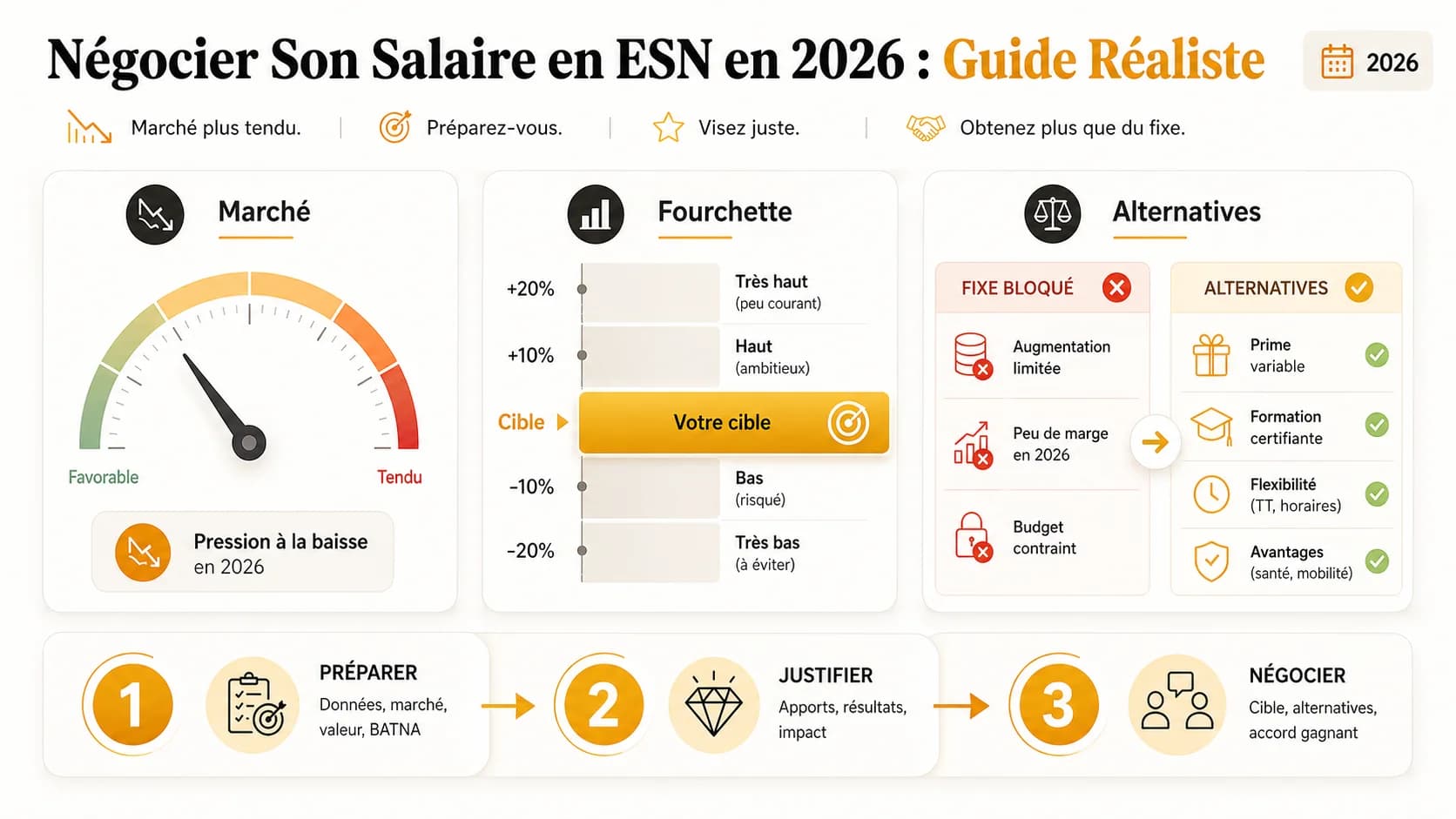 Négocier Son Salaire en ESN en 2026 : Guide Réaliste