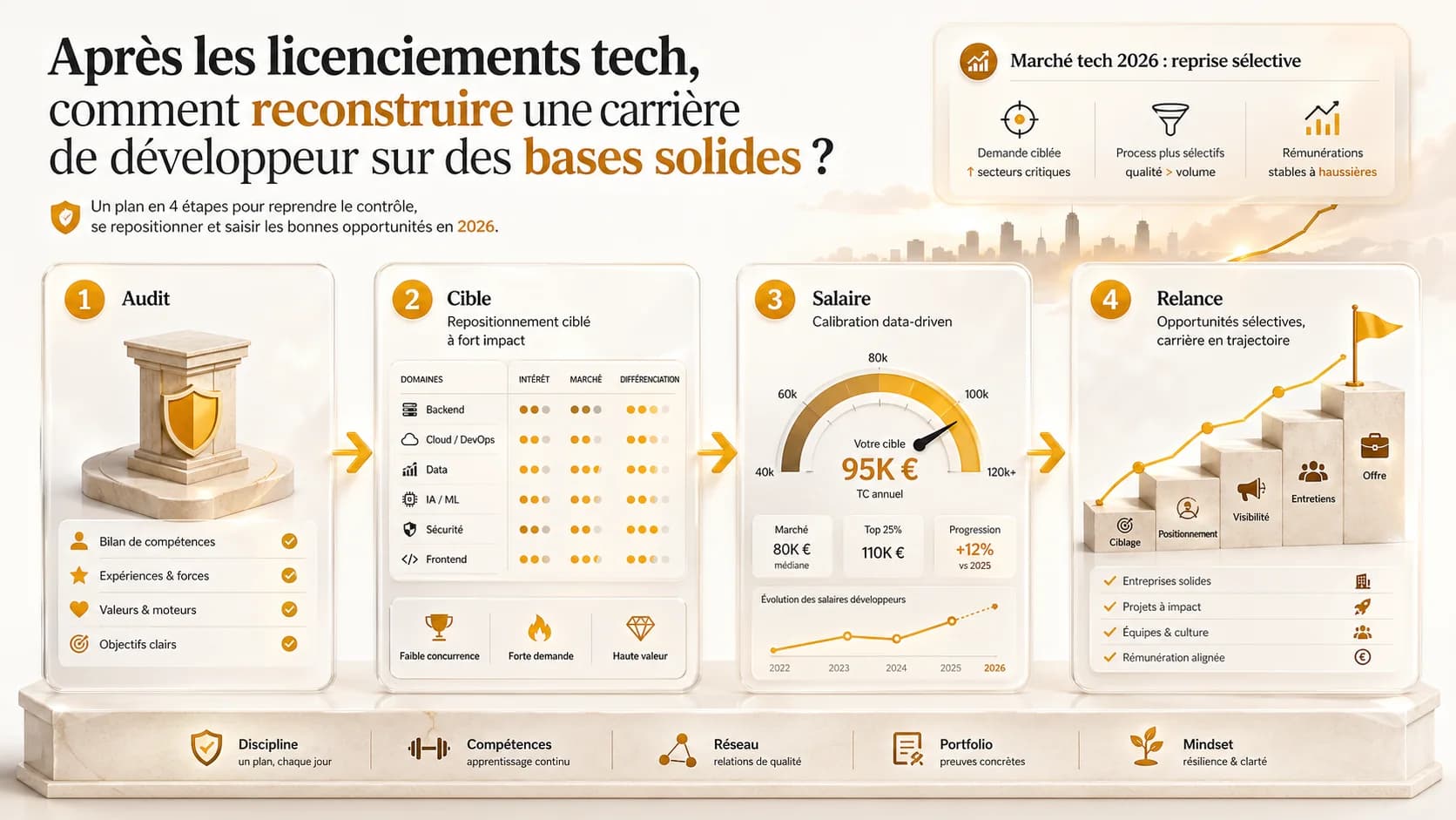 Après les licenciements tech, comment reconstruire une carrière de développeur sur des bases solides ?