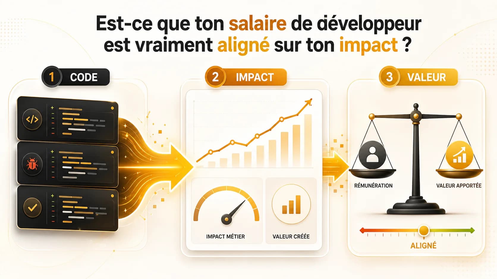 Est-ce que ton salaire de développeur est vraiment aligné sur ton impact ? Le guide pour passer de 'coût' à 'valeur'