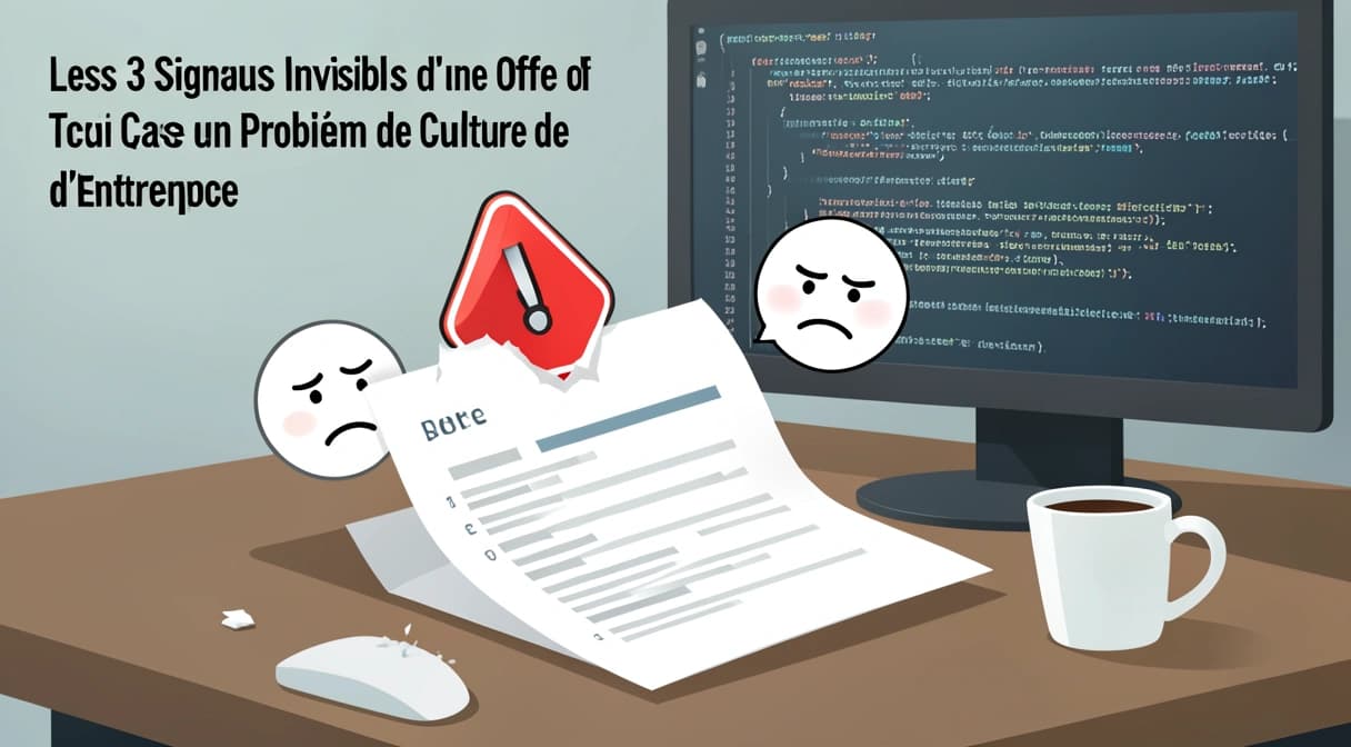 Les 3 Signaux Invisibles d'une Offre d'Emploi Tech Qui Cache un Problème de Culture d'Entreprise