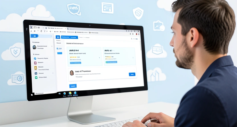 Développeur français consultant une offre d'emploi mentionnant AWS AI Practitioner sur LinkedIn
