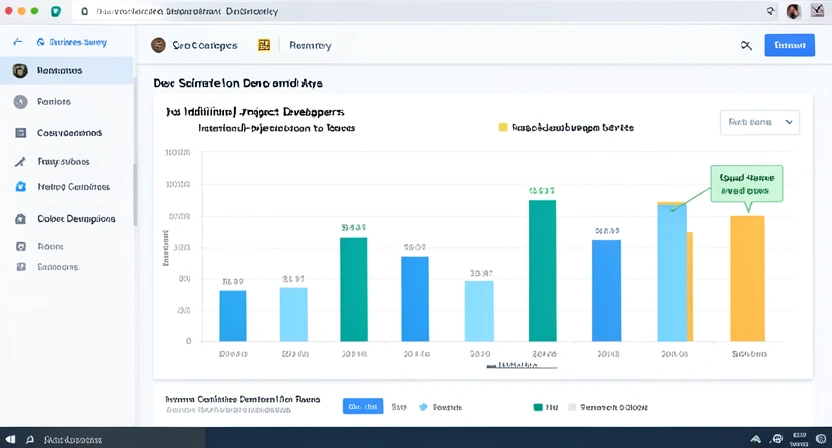 Graphique en barres comparant la satisfaction au travail et le turnover intentionnel entre les développeurs en mode projet individuel et ceux en squads collaboratives, basé sur les données d'une enquête interne Carrières Dev