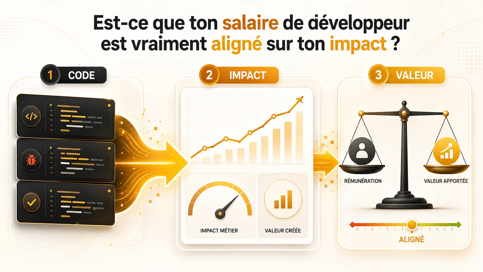 Est-ce que ton salaire de développeur est vraiment aligné sur ton impact ? Le guide pour passer de 'coût' à 'valeur'