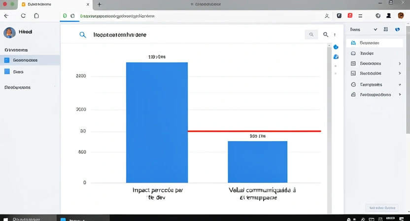 Graphique en barres extrait d'un rapport type "State of Developer Salaries" montrant un écart entre la perception de sa propre valeur et la rémunération réelle