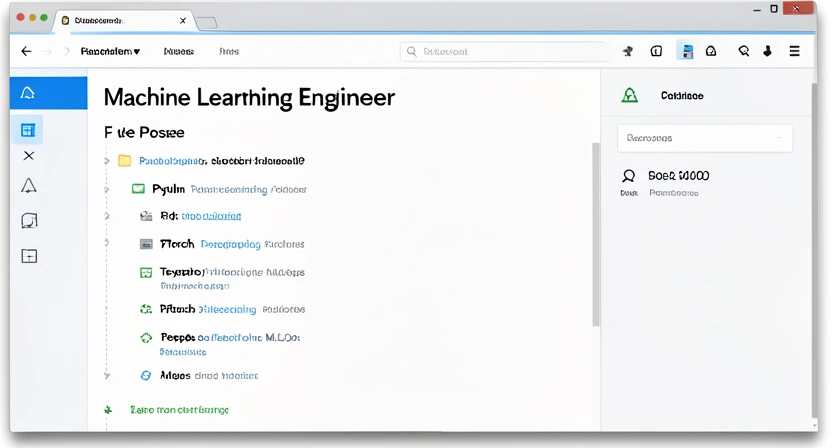 Capture d'écran d'une offre d'emploi pour un Machine Learning Engineer avec des exigences techniques détaillées